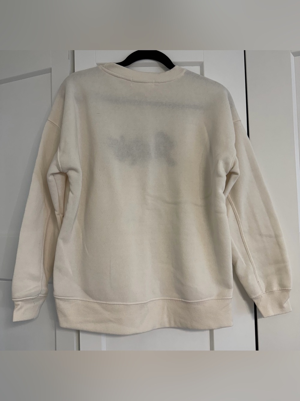 Paris Script Cream Sweatshirt - Picture 3 of 3